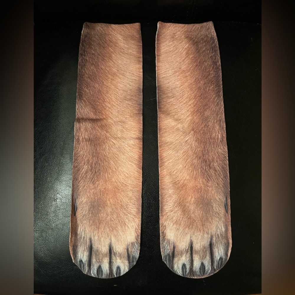 New dog paw novelty socks